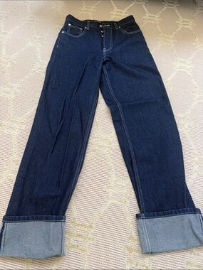 Eb denim Dark Blue Denim Jeans - Classic Straight Fit